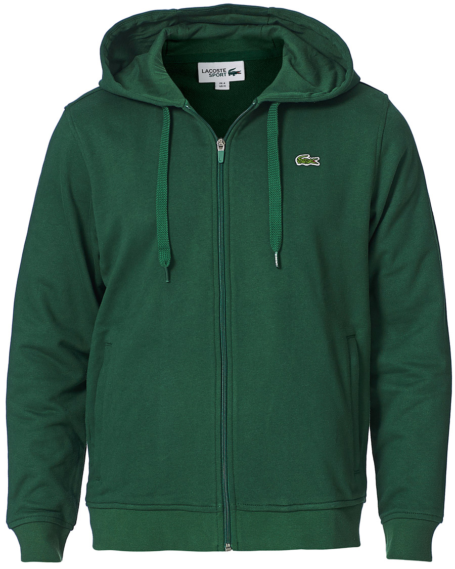 Heren | Truien | Lacoste | Full Zip Hood Vert Green