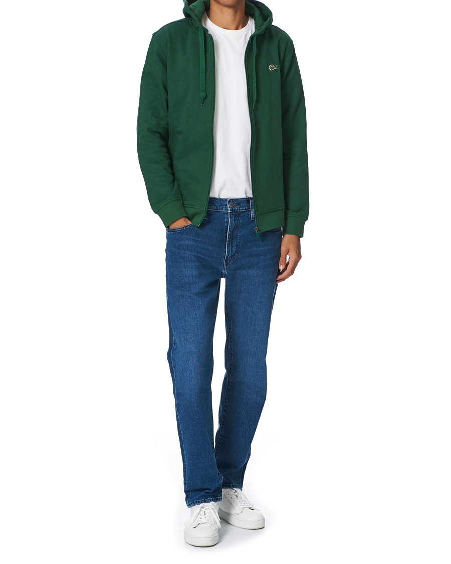 Heren | Truien | Lacoste | Full Zip Hood Vert Green