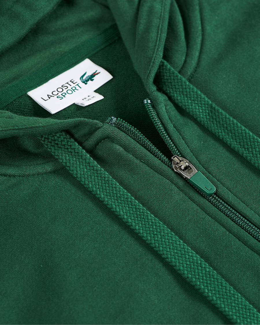 Heren | Truien | Lacoste | Full Zip Hood Vert Green