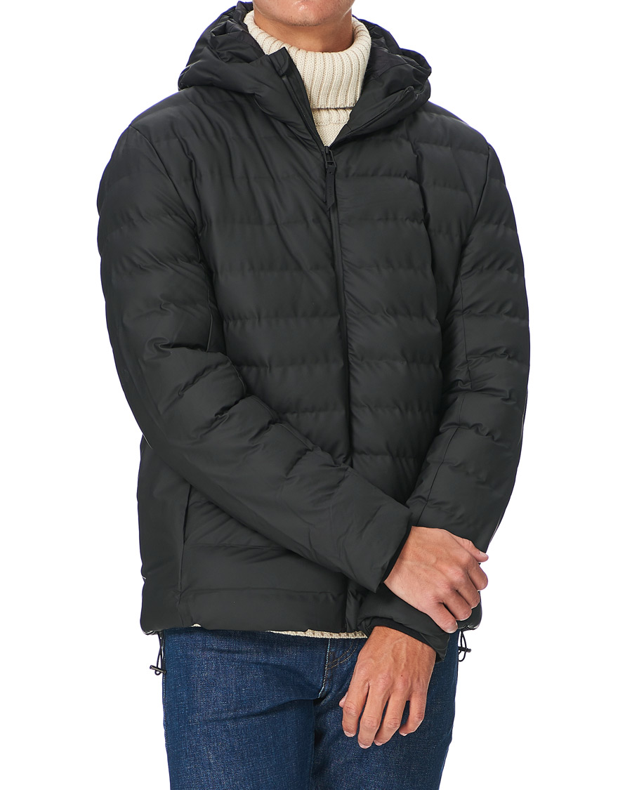 Heren | Jassen | RAINS | Waterproof Trekker Hooded Jacket Black