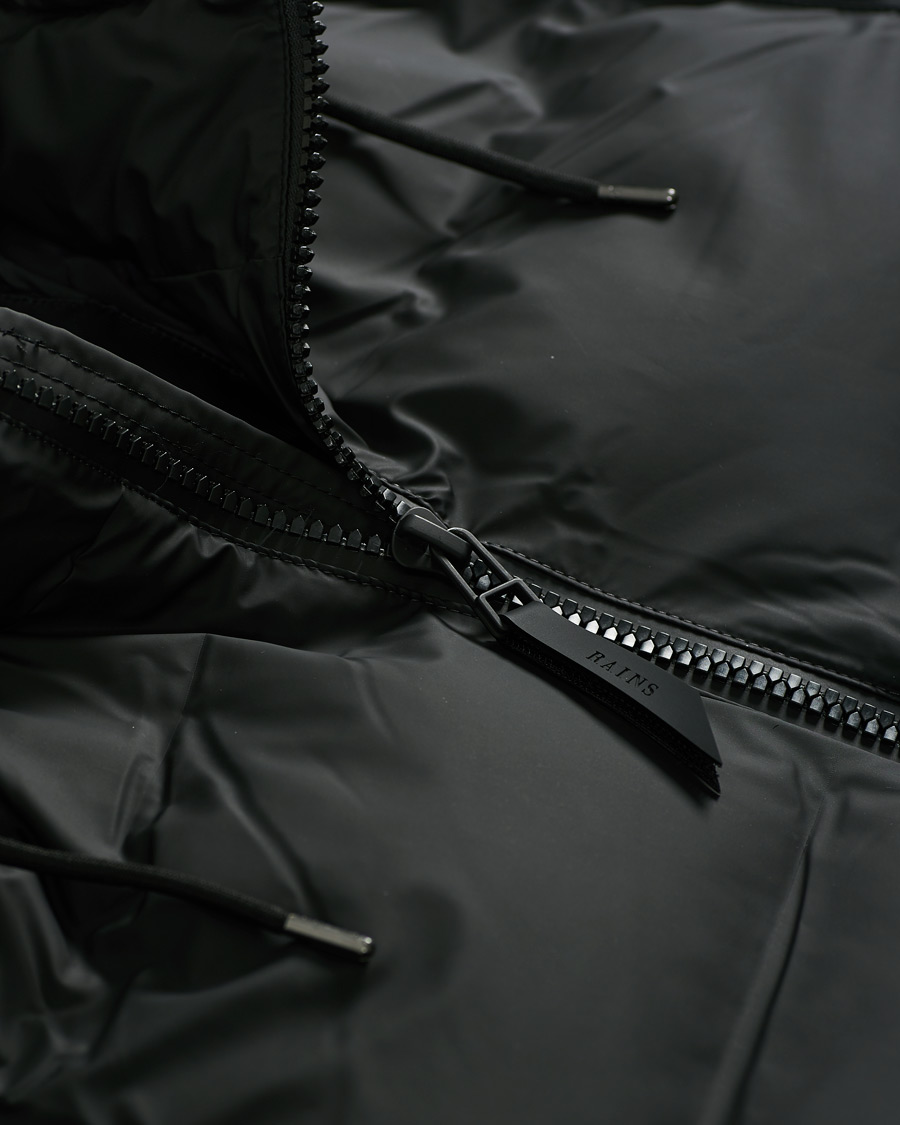 Heren | Jassen | RAINS | Waterproof Long Puffer Jacket Black