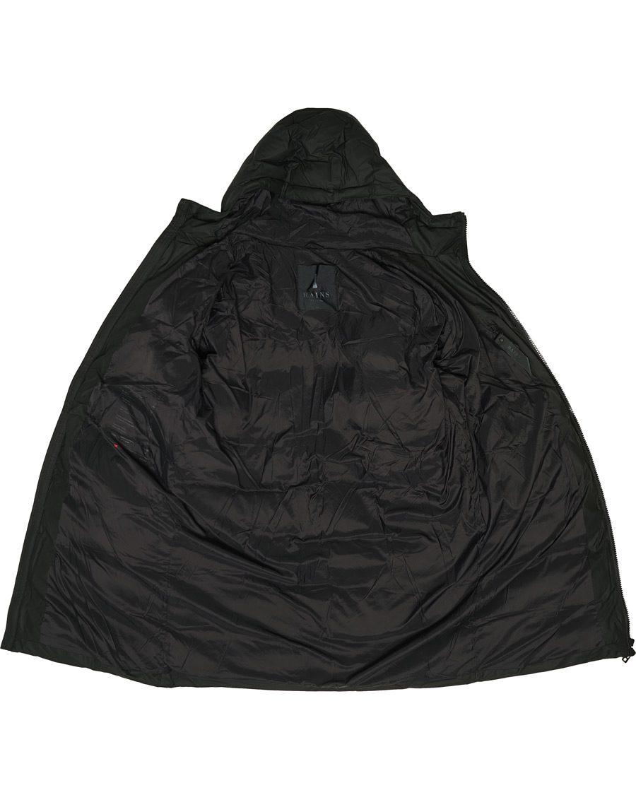Heren | Jassen | RAINS | Waterproof Long Puffer Jacket Black