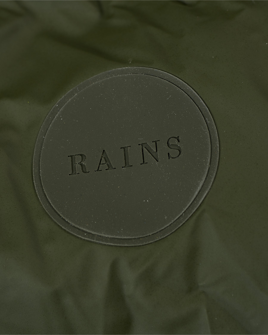 Heren | Jassen | RAINS | Waterproof Long Puffer Jacket Green