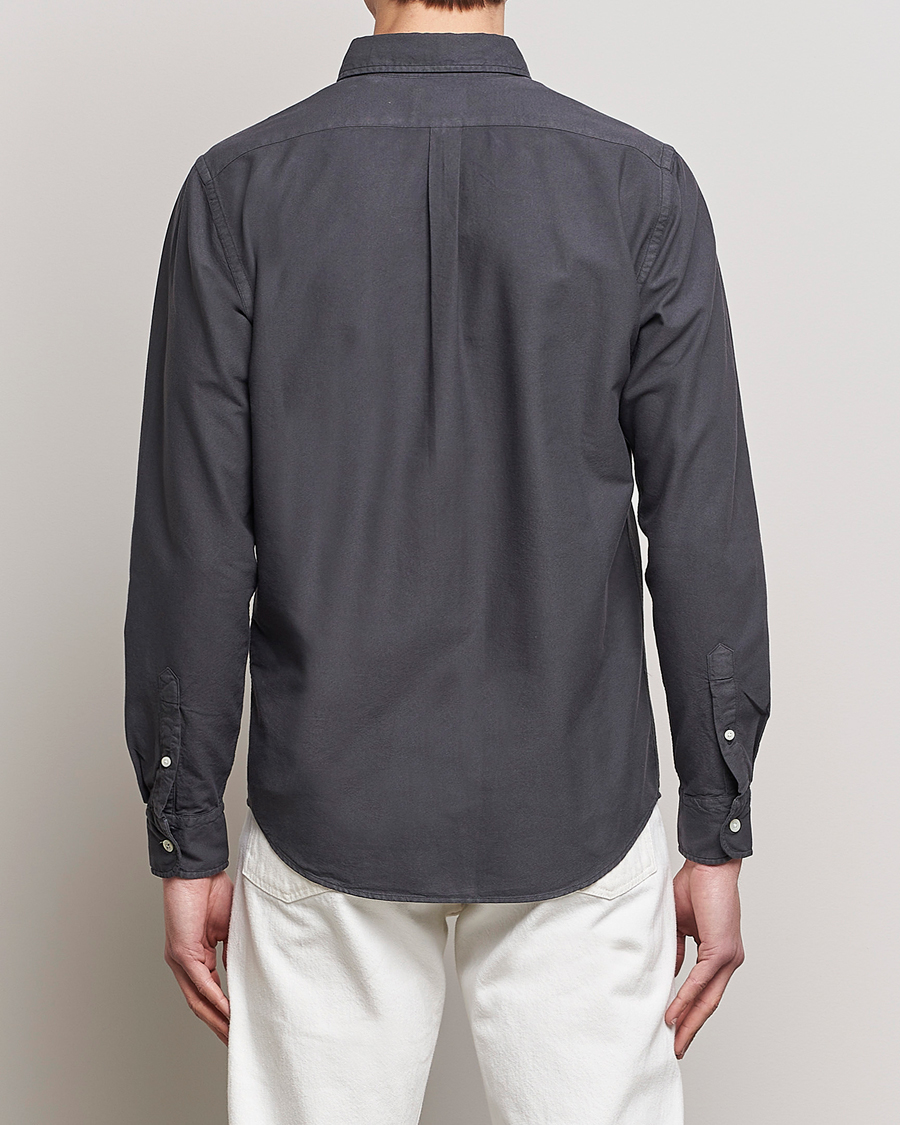 Heren | Overhemden | Colorful Standard | Classic Organic Oxford Button Down Shirt Lava Grey