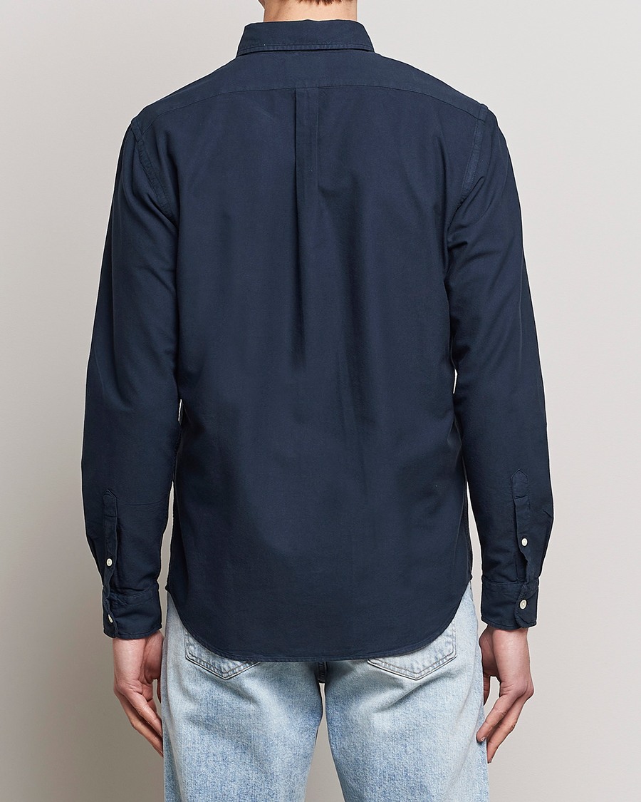 Heren | Overhemden | Colorful Standard | Classic Organic Oxford Button Down Shirt Navy Blue