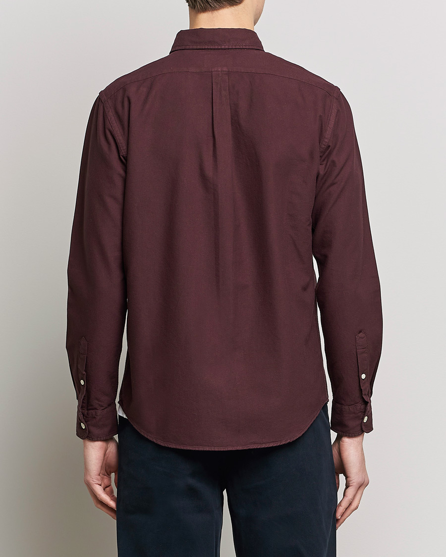 Heren | Overhemden | Colorful Standard | Classic Organic Oxford Button Down Shirt Oxblood Red