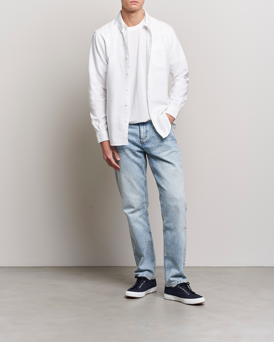Heren | Overhemden | Colorful Standard | Classic Organic Oxford Button Down Shirt White