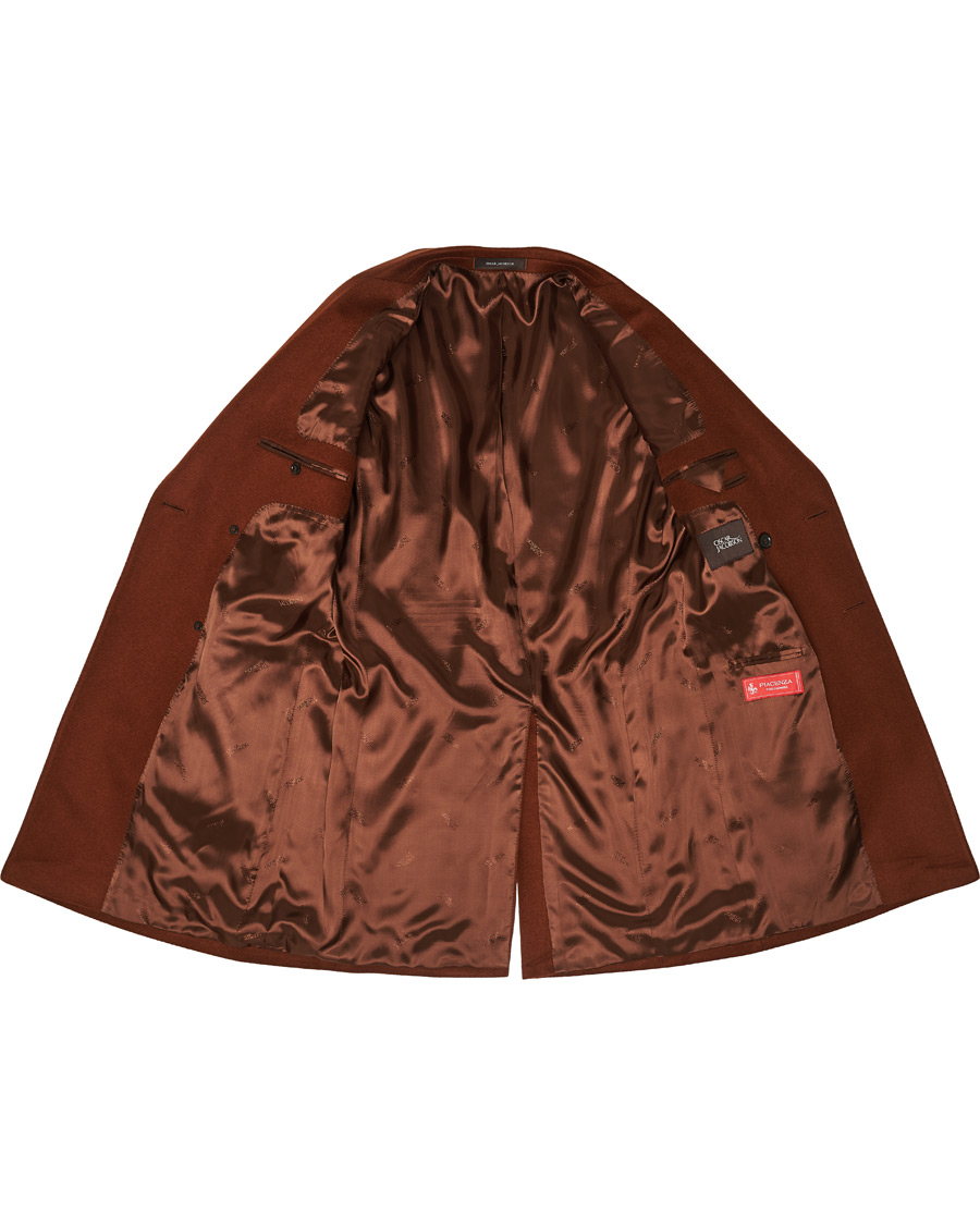 Heren | Jassen | Oscar Jacobson | Sebastian Double Breasted Cashmere Coat Camel