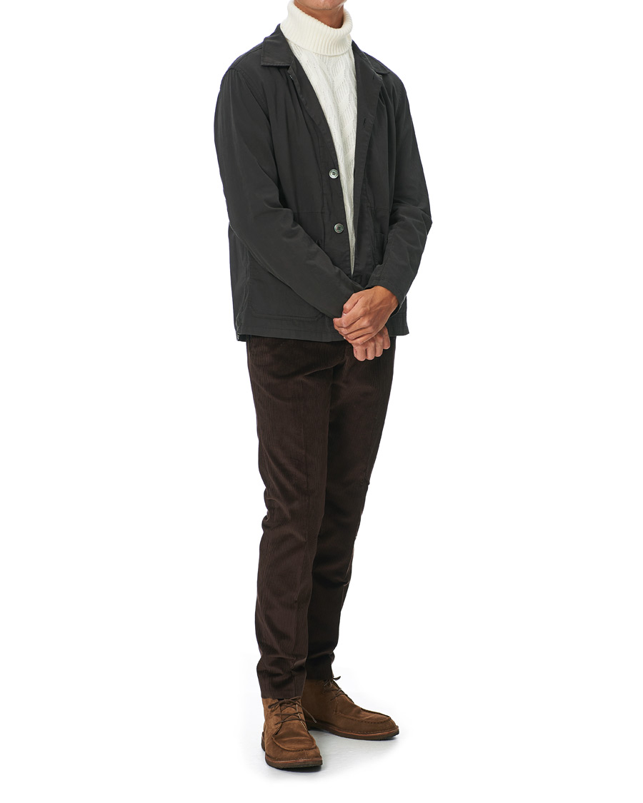 Heren | Truien | Oscar Jacobson | Samir Wool/Cashmere Cable Rollneck Creme