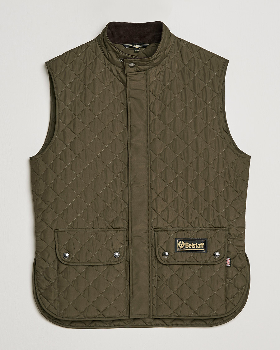 Heren | Gilets | Belstaff | Waistcoat Quilted Faded Olive