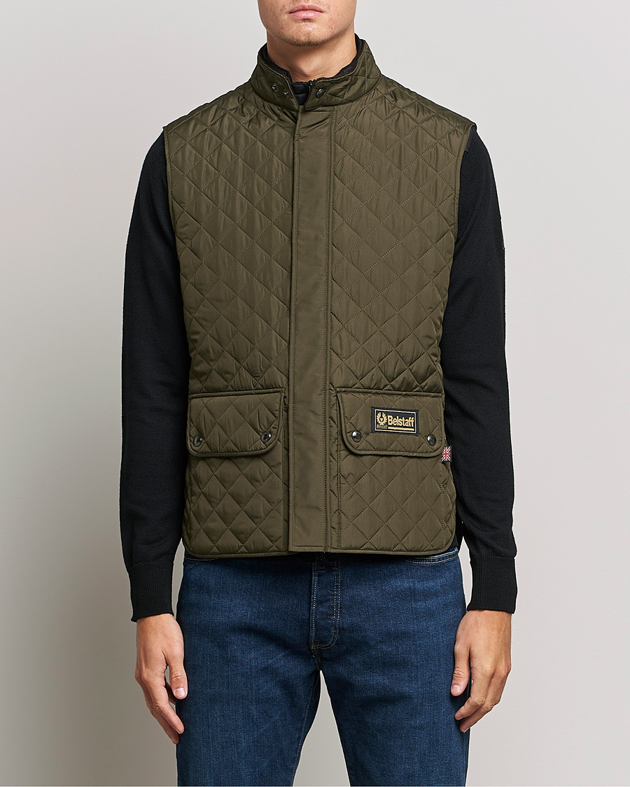 Heren | Herfstjassen | Belstaff | Waistcoat Quilted Faded Olive