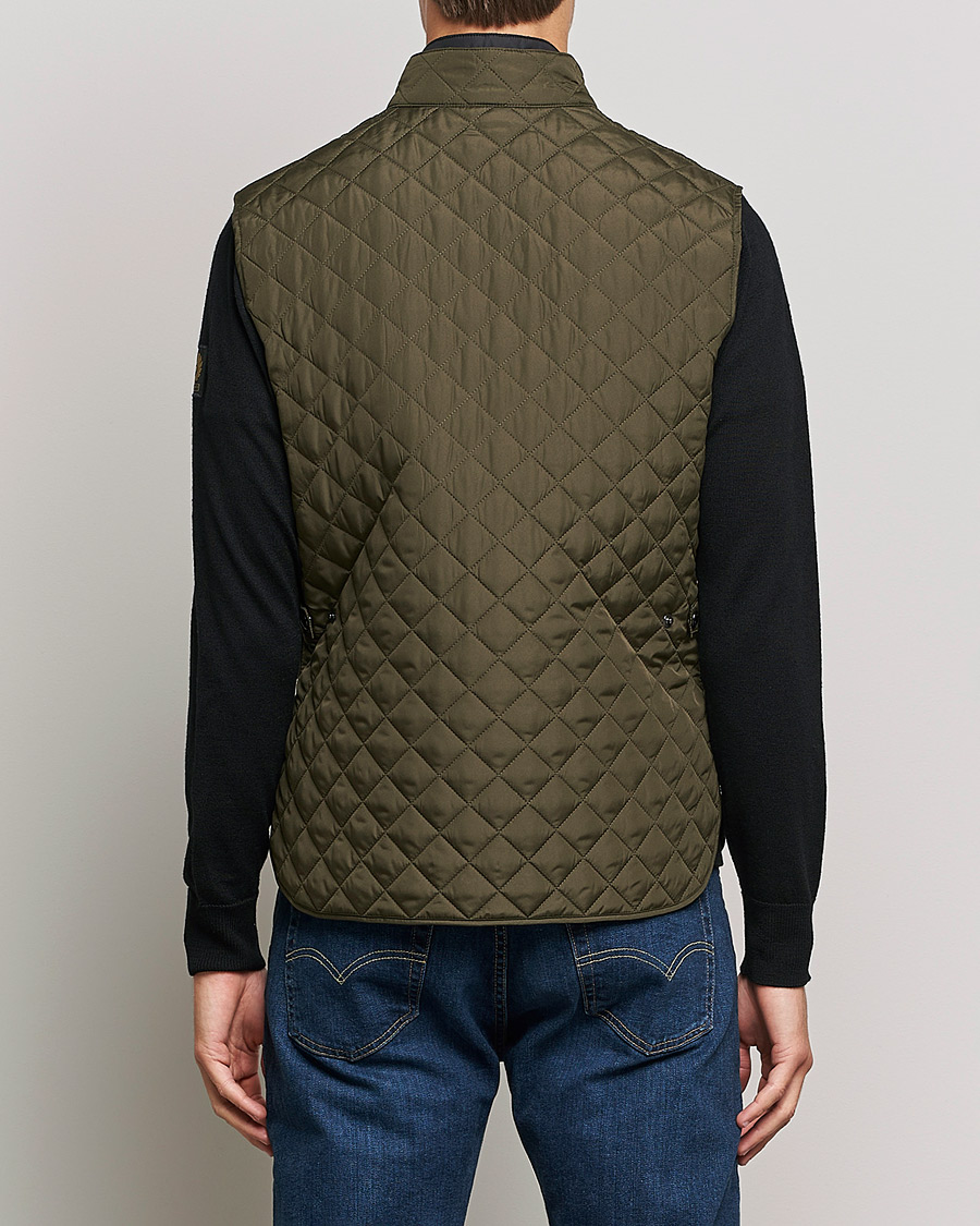 Heren | Gilets | Belstaff | Waistcoat Quilted Faded Olive