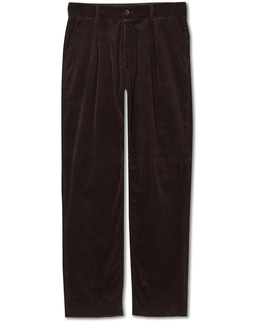 Heren | Broeken | Private White V.C. | Pocket Corduroy Trousers Chocolate