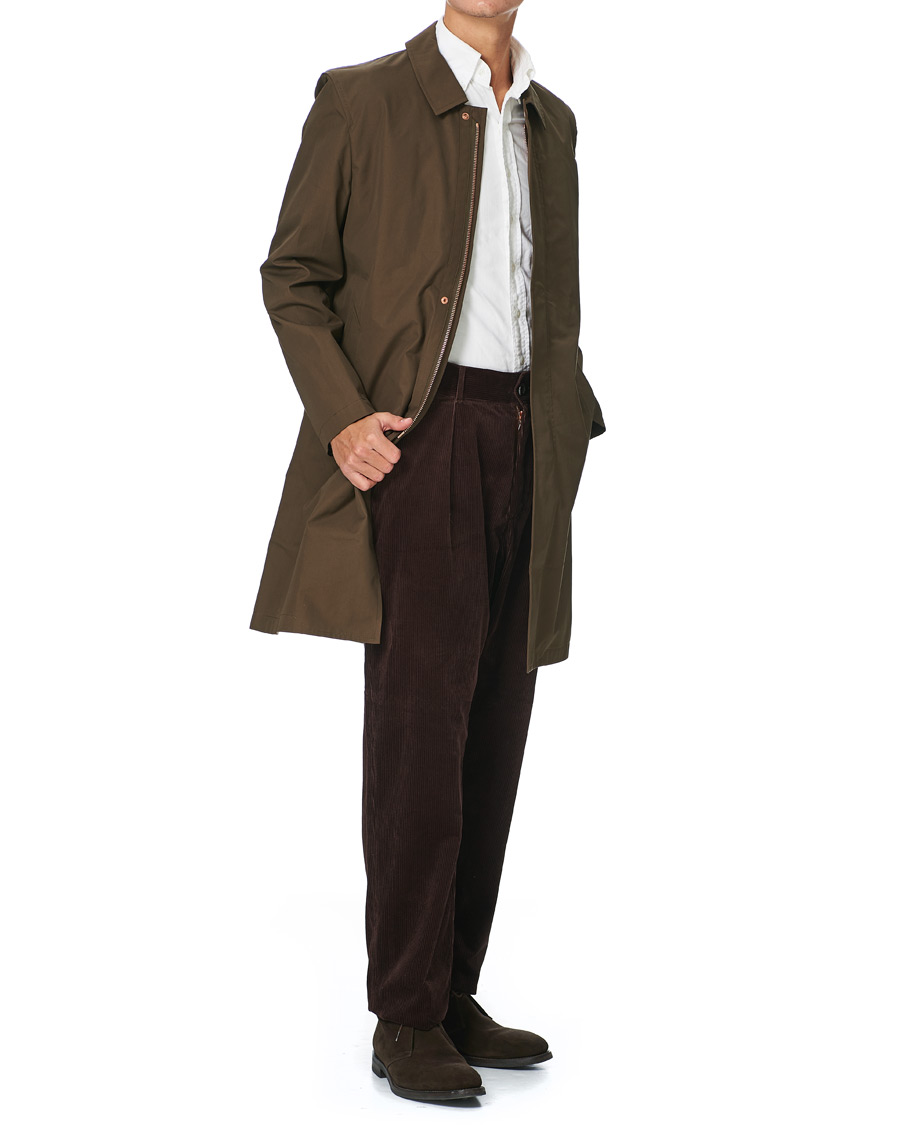 Heren | Broeken | Private White V.C. | Pocket Corduroy Trousers Chocolate