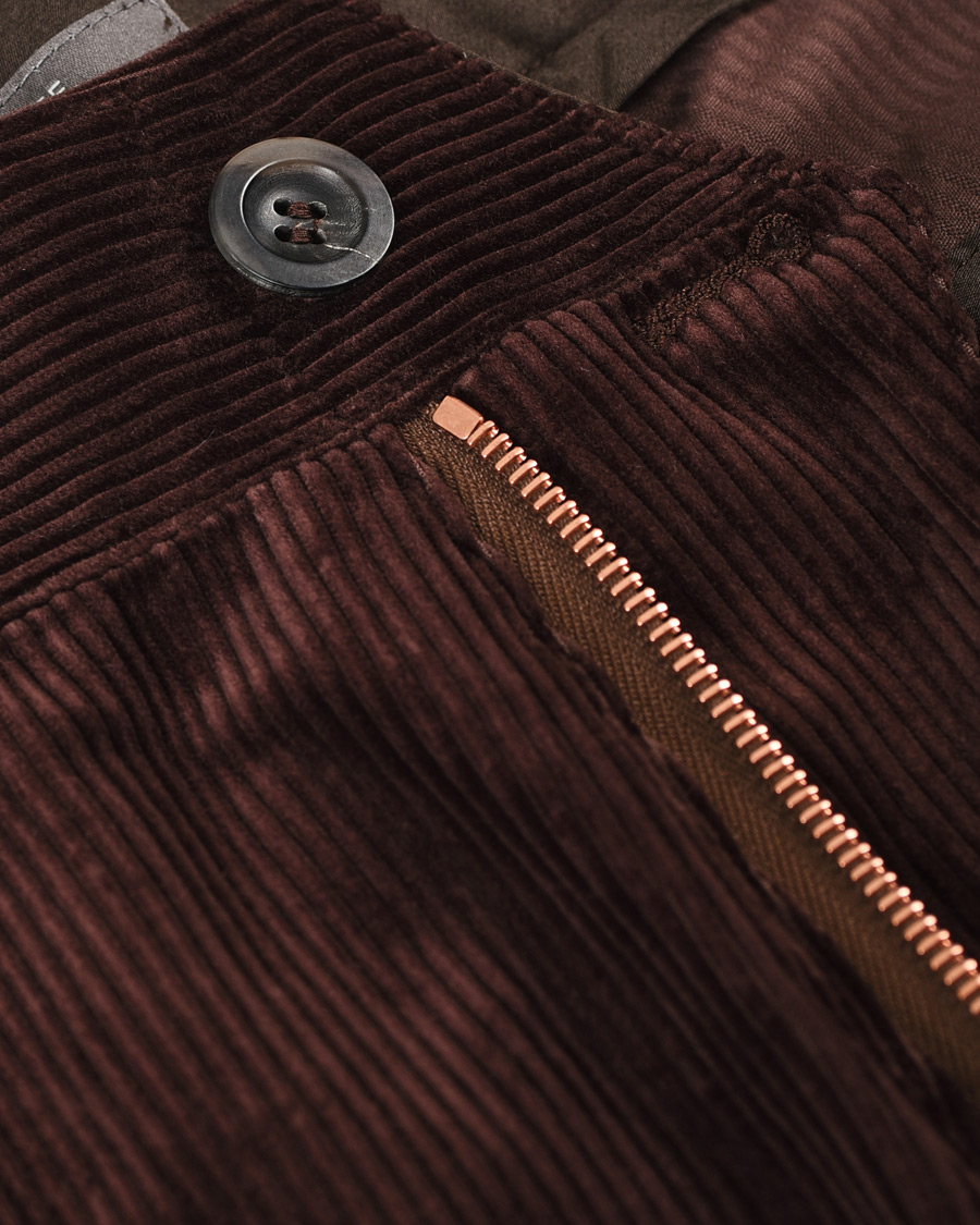 Heren | Broeken | Private White V.C. | Pocket Corduroy Trousers Chocolate