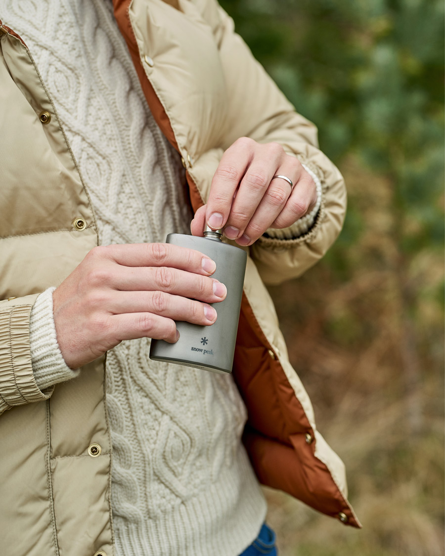 Heren | Japanese Department | Snow Peak | Hip Flask Titanium