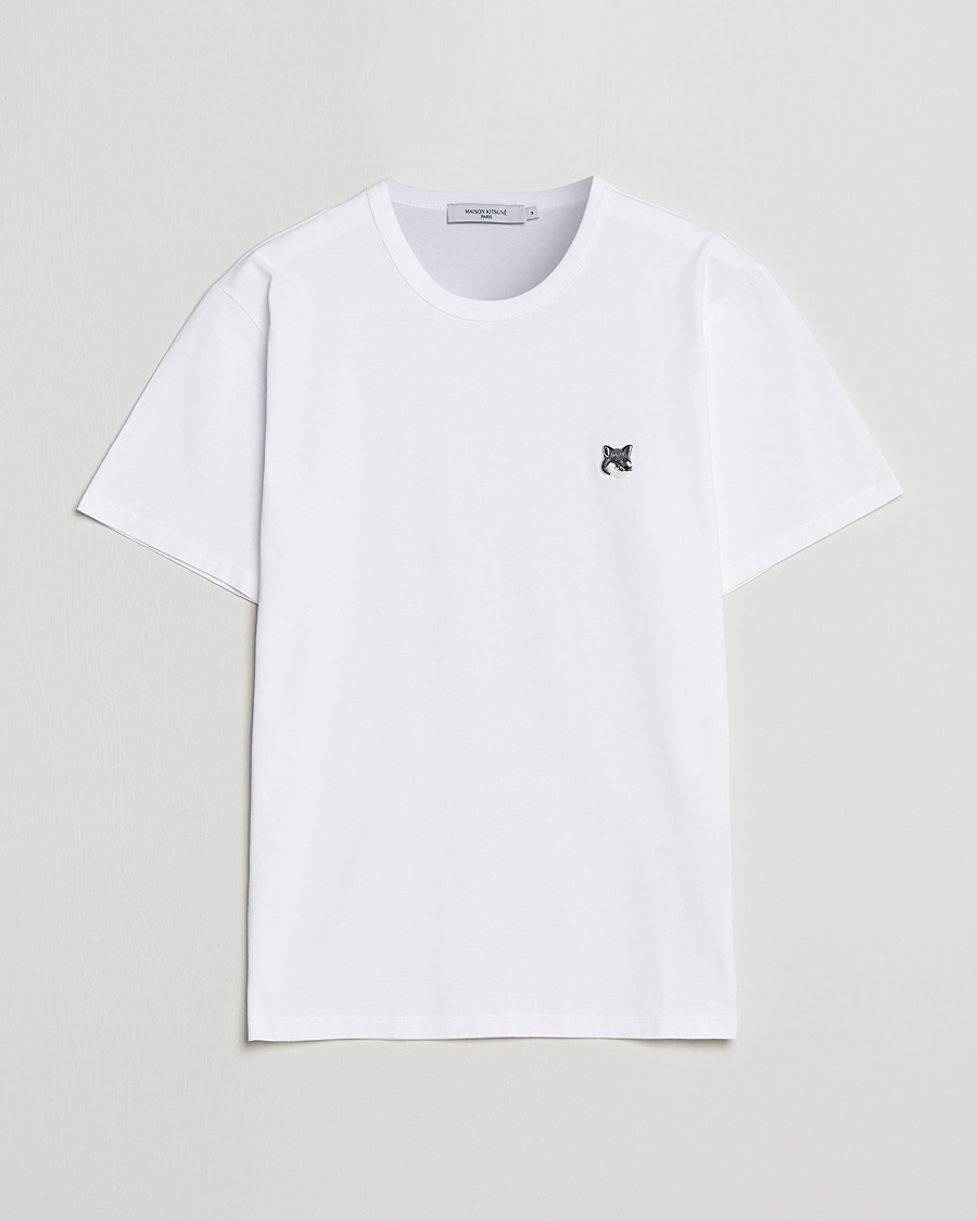 Heren | T-shirts | Maison Kitsuné | Grey Fox Head Tee White