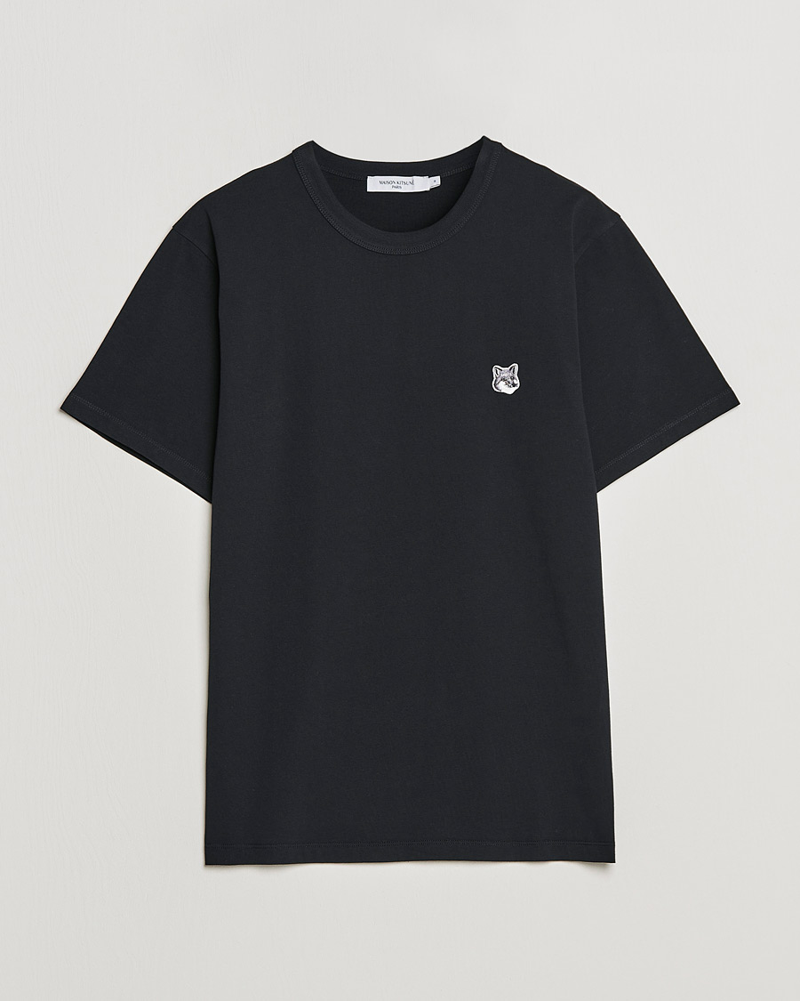 Heren | T-shirts | Maison Kitsuné | Grey Fox Head Tee Black
