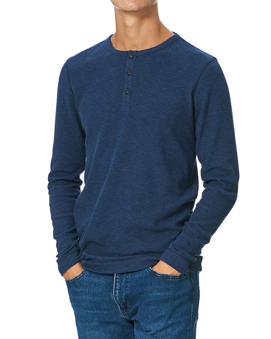 Heren | Truien | BOSS ORANGE | BOSS Casual Trix Fine Waffle Heather Dark Blue