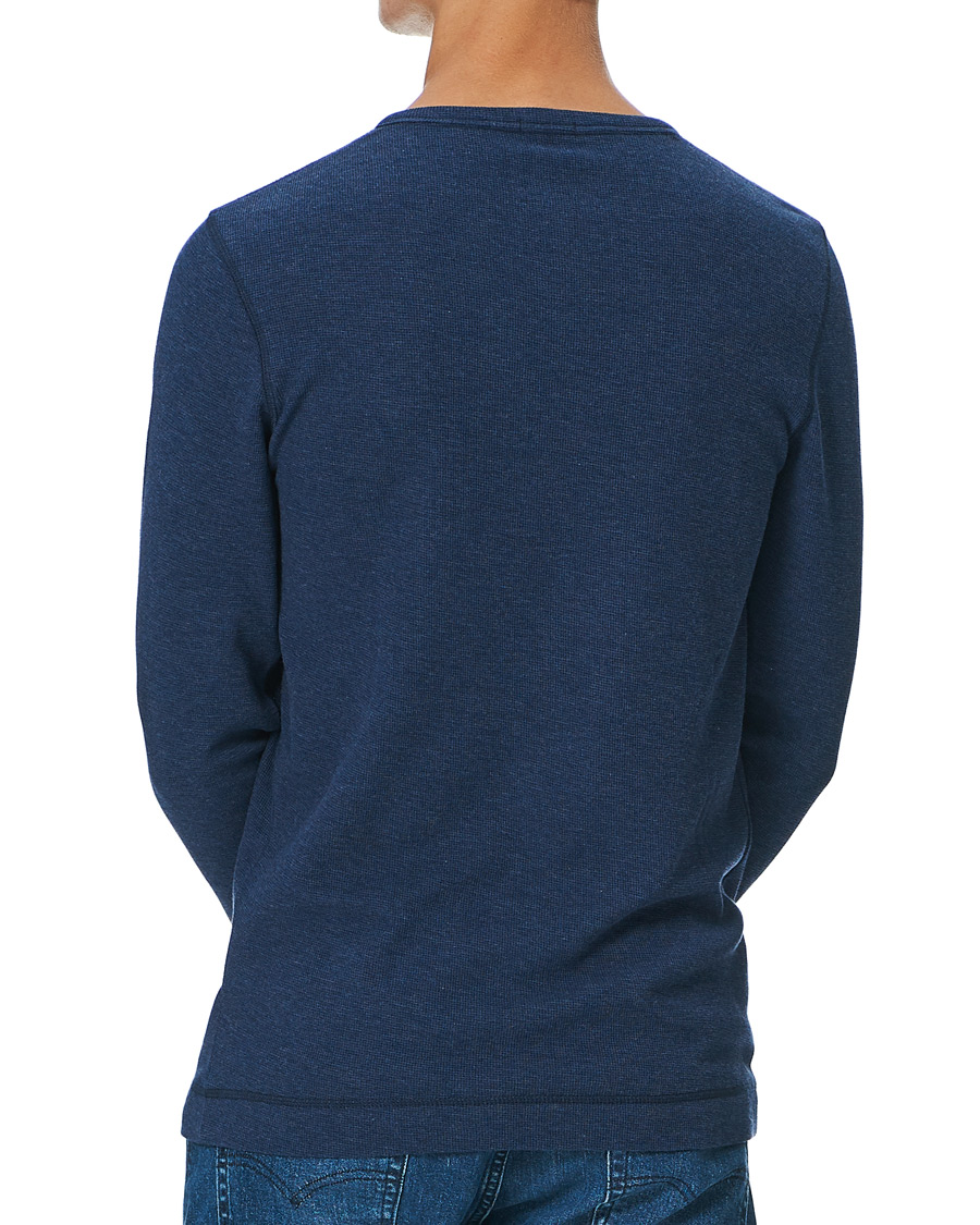 Heren | Truien | BOSS ORANGE | BOSS Casual Trix Fine Waffle Heather Dark Blue