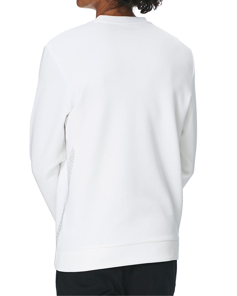 Heren | Truien | BOSS GREEN | BOSS Athleisure Salbo Iconic Crew Neck Sweatashirt White