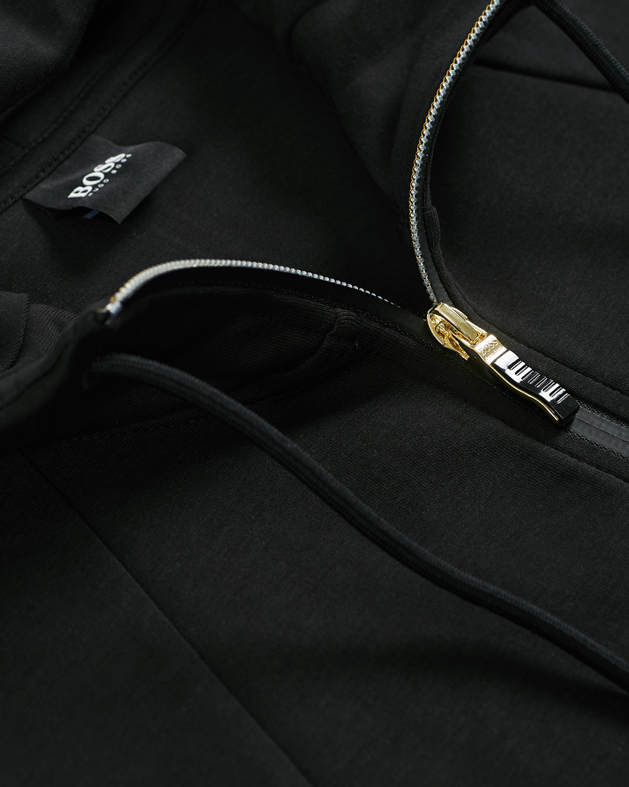 Heren | Truien | BOSS GREEN | BOSS Athleisure Saggy Full Zip Hoodie Black