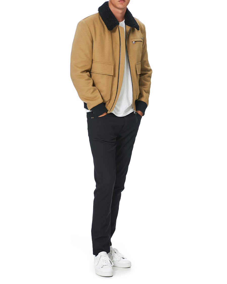 Heren | Jassen | HUGO | Bavi Shearling Jacket Medium Beige