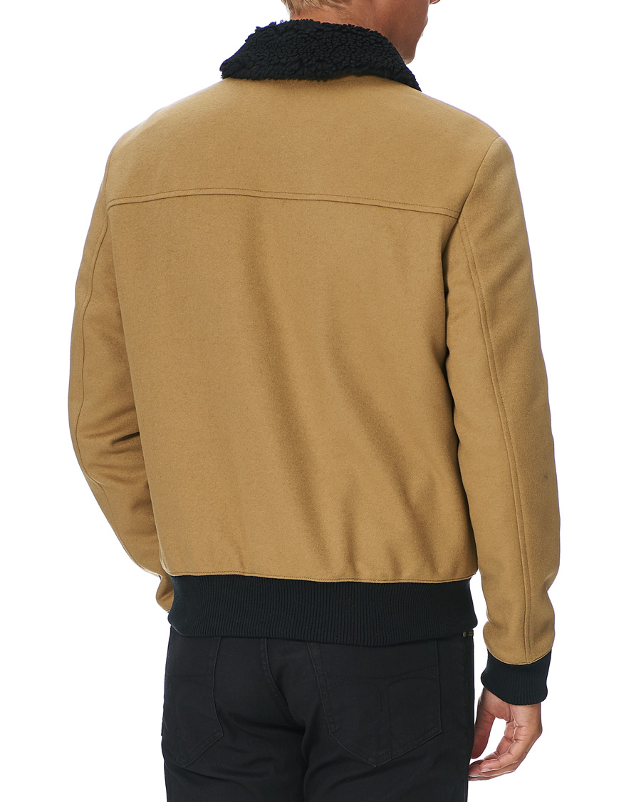 Heren | Jassen | HUGO | Bavi Shearling Jacket Medium Beige