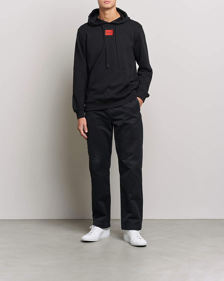 Heren | Truien | HUGO | Daratschi Logo Hoodie Black