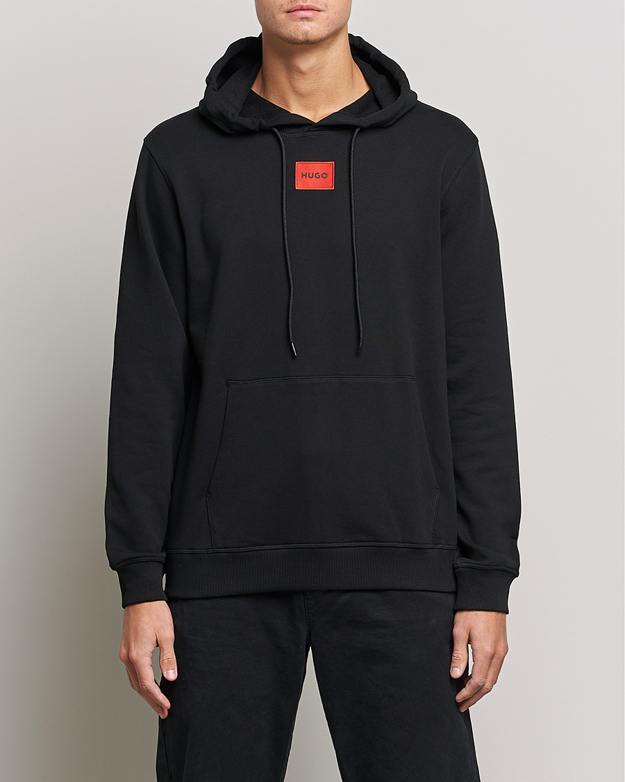 Heren | Truien | HUGO | Daratschi Logo Hoodie Black