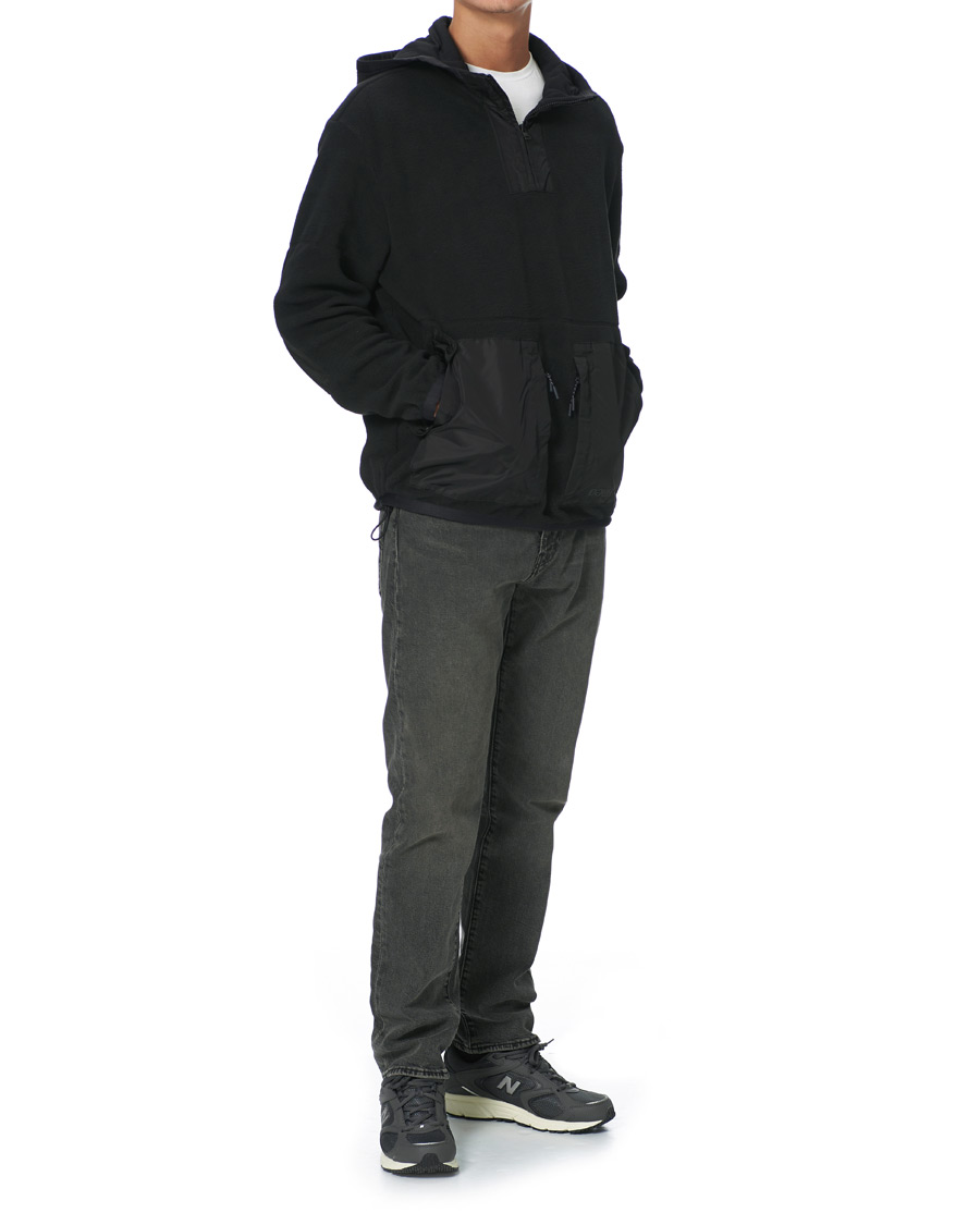 Heren | Truien | HUGO | Daymans Fleece Half Zip Sweater Black