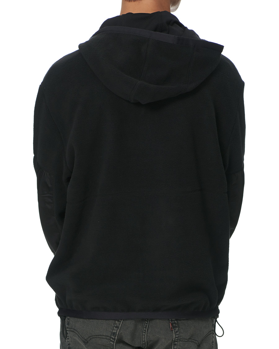 Heren | Truien | HUGO | Daymans Fleece Half Zip Sweater Black