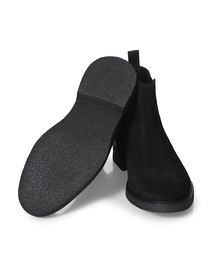 Heren | BOSS Tunley Suede Chelsea Boots Black | BOSS BLACK | BOSS Tunley Suede Chelsea Boots Black