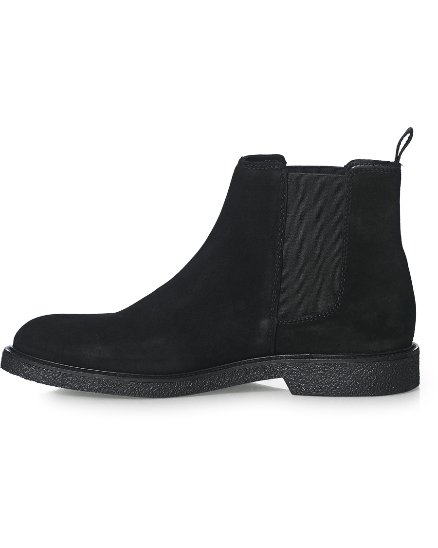 Heren | BOSS Tunley Suede Chelsea Boots Black | BOSS BLACK | BOSS Tunley Suede Chelsea Boots Black