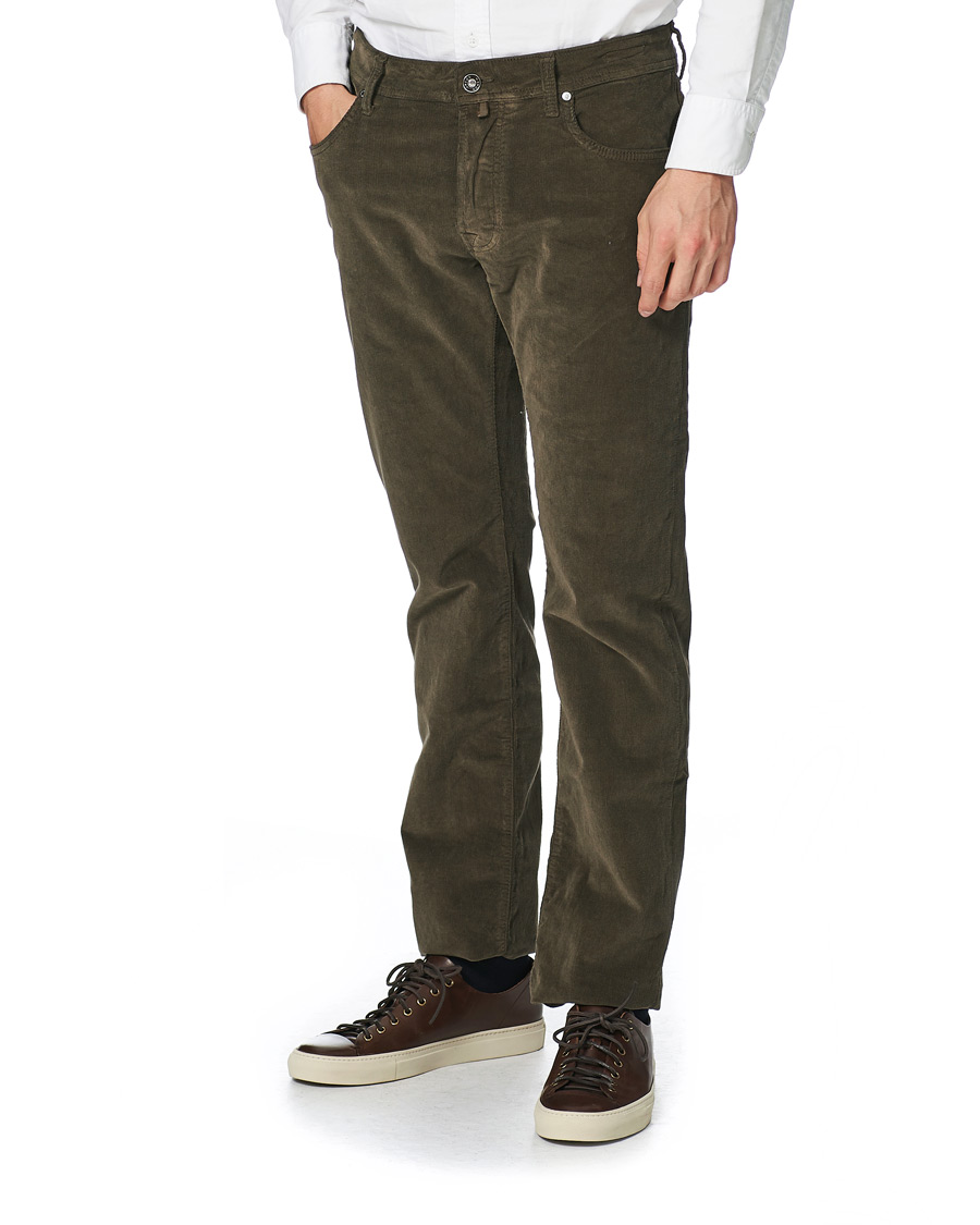 Heren | Broeken | Jacob Cohën | 688 Bard 5-Pocket Corduroy Trousers Brown