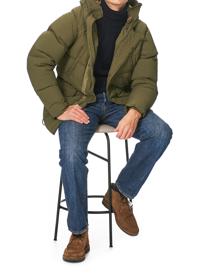 Heren | Jassen | Ten c | Deck Garment Dyed Down Parka Olive