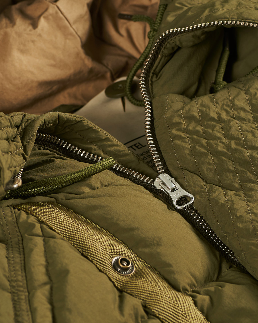 Heren | Jassen | Ten c | Deck Garment Dyed Down Parka Olive