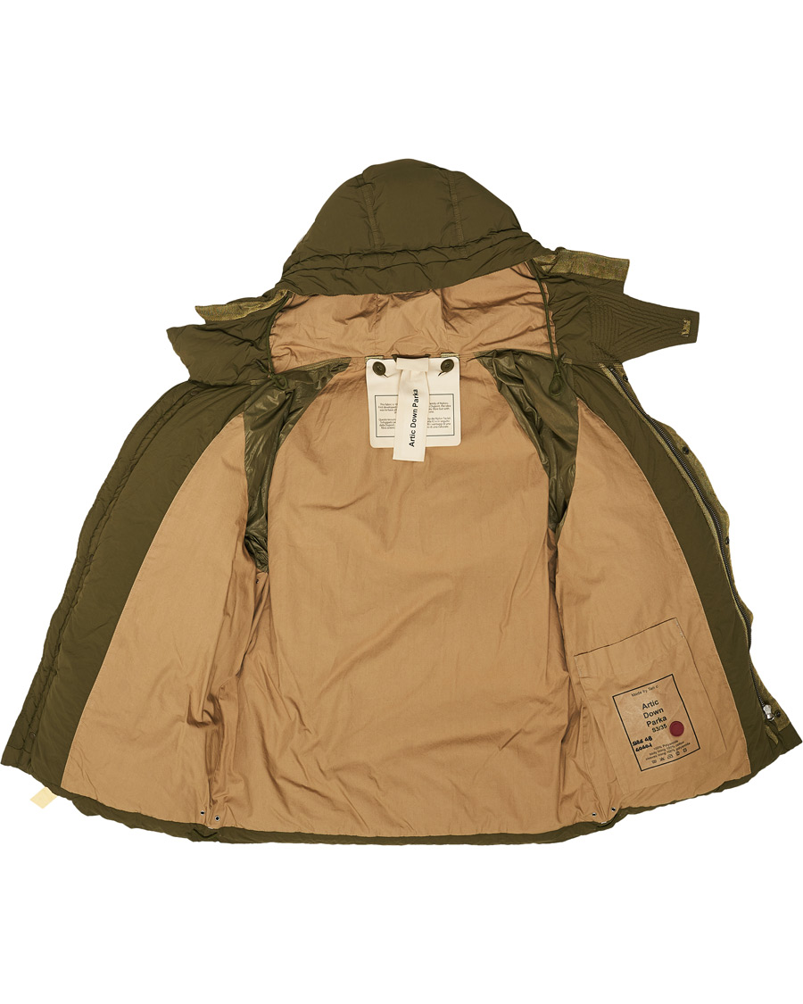Heren | Jassen | Ten c | Artic Garment Dyed Down Jacket Olive