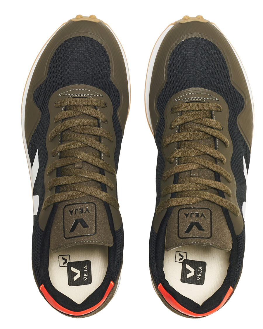 Heren | Veja SDU Vegan Running Sneaker Black/White/Khaki | Veja | SDU Vegan Running Sneaker Black/White/Khaki