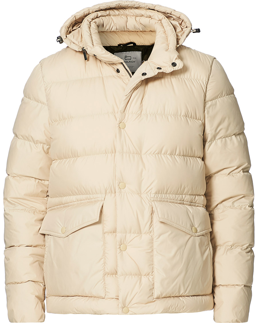 Heren | Jassen | Woolrich | Sierra Hooded Puffer Jacket Oat