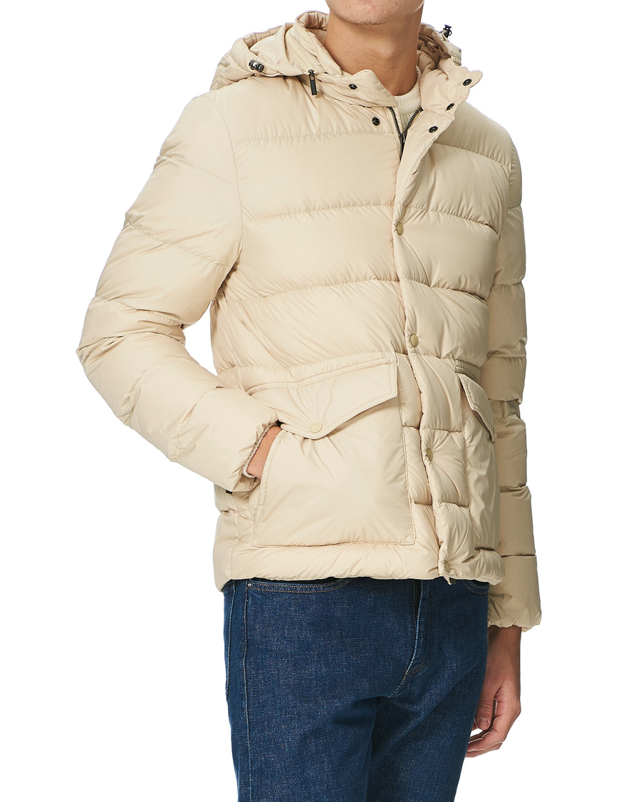Heren | Jassen | Woolrich | Sierra Hooded Puffer Jacket Oat