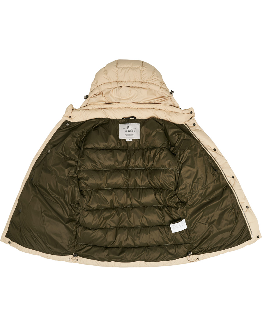 Heren | Jassen | Woolrich | Sierra Hooded Puffer Jacket Oat