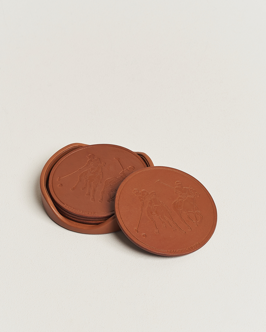 Heren | Thuis | Ralph Lauren Home | Garrett Leather Coaster Set