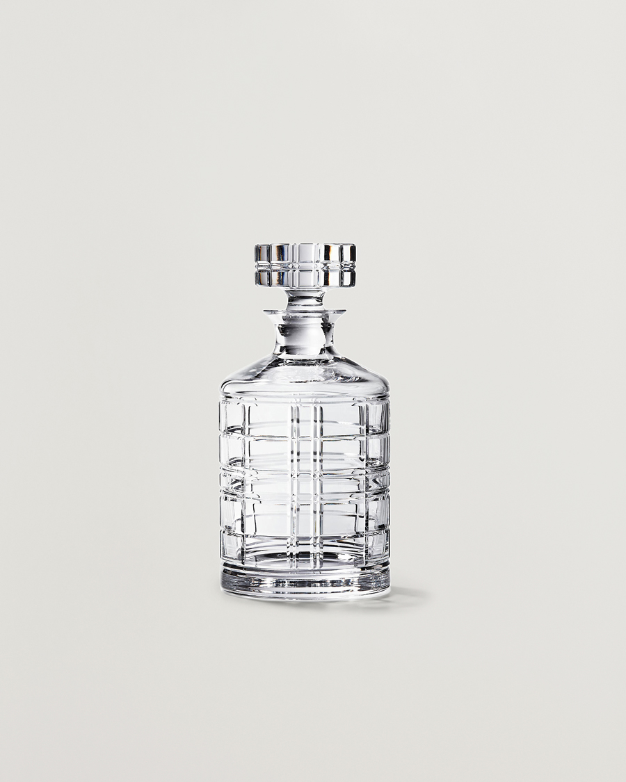 Heren | Thuis | Ralph Lauren Home | Hudson Plaid Crystal Decanter Clear