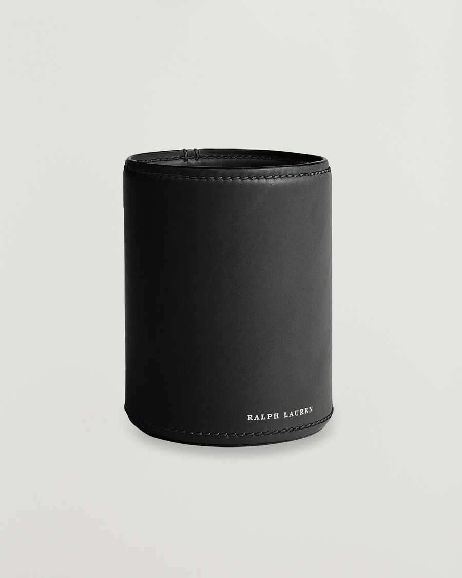 Heren | Thuis | Ralph Lauren Home | Brennan Leather Pencil Cup Black