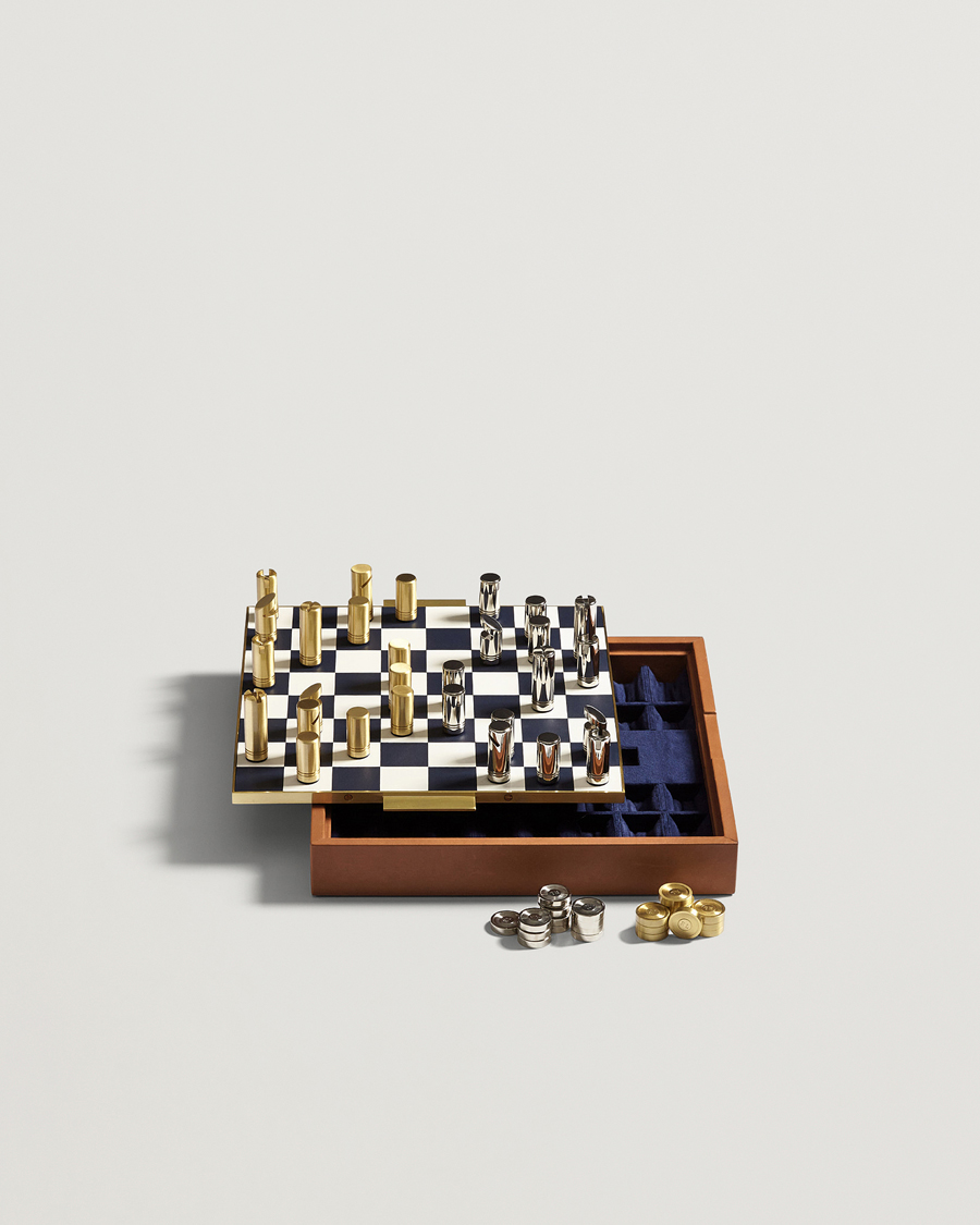 Heren | Ralph Lauren Home Fowler Chess Set Saddle Multi | Ralph Lauren Home | Fowler Chess Set Saddle Multi