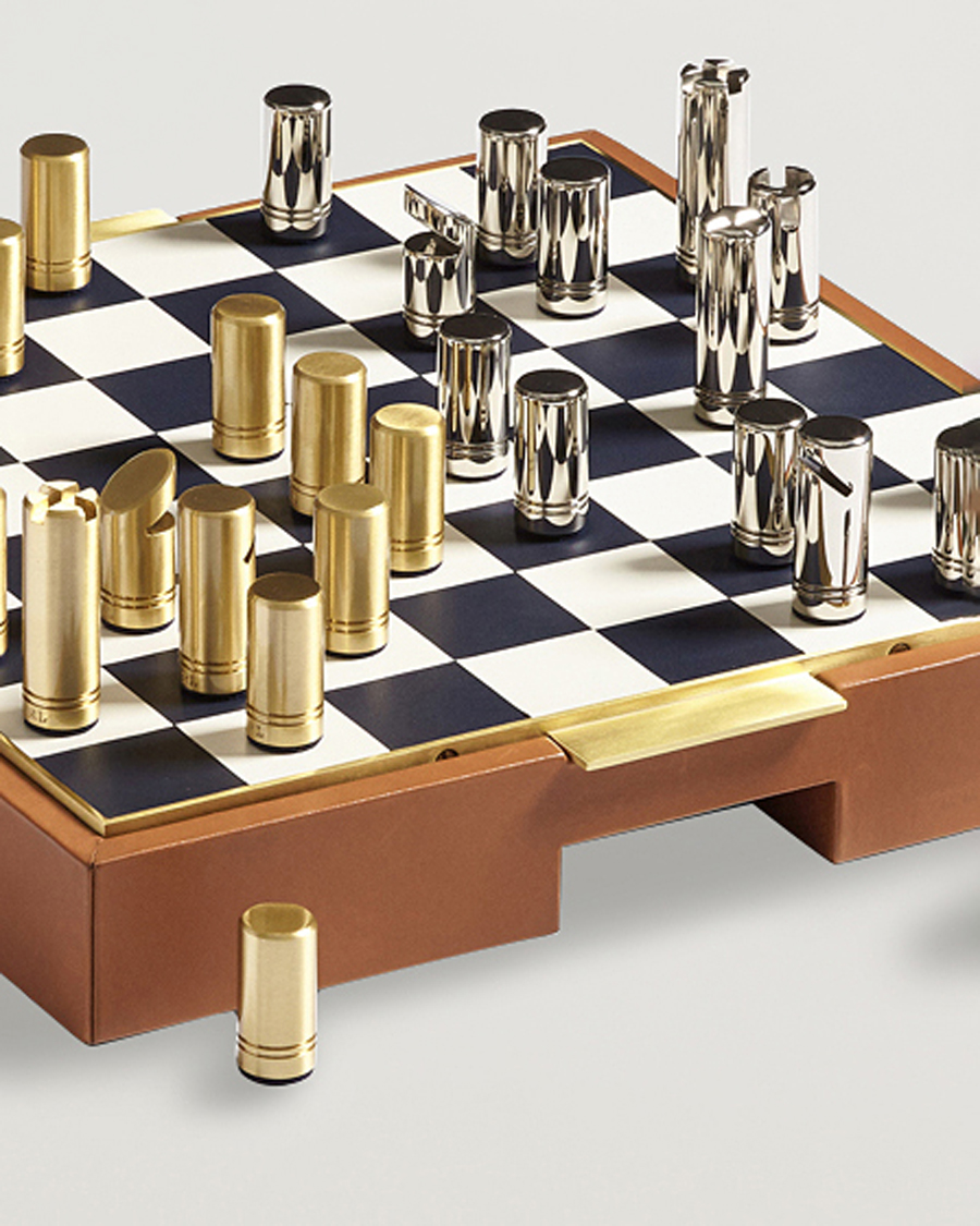 Heren | Ralph Lauren Home Fowler Chess Set Saddle Multi | Ralph Lauren Home | Fowler Chess Set Saddle Multi
