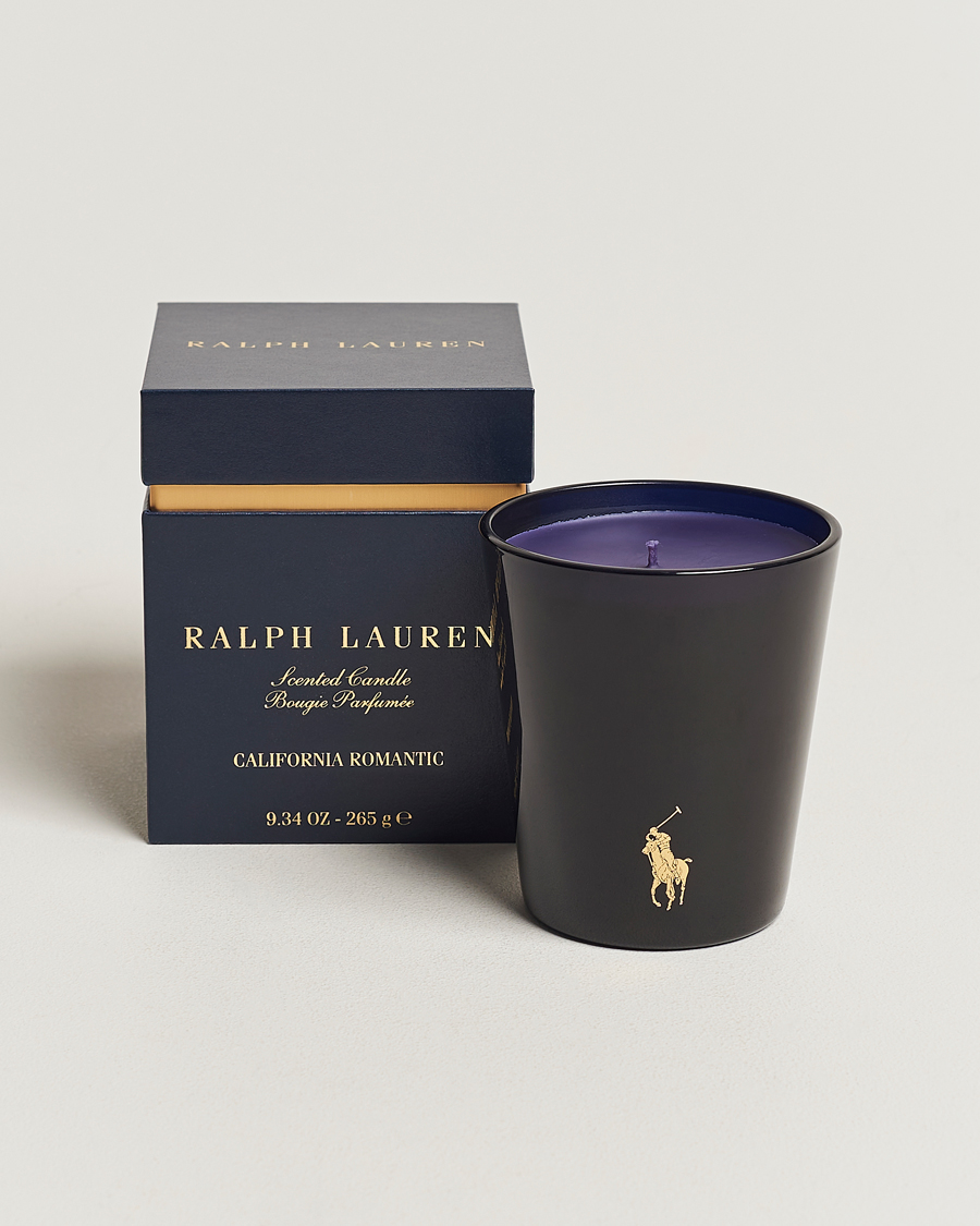 Heren | Ralph Lauren Home California Romantic Single Wick Candle Navy/Gold | Ralph Lauren Home | California Romantic Single Wick Candle Navy/Gold