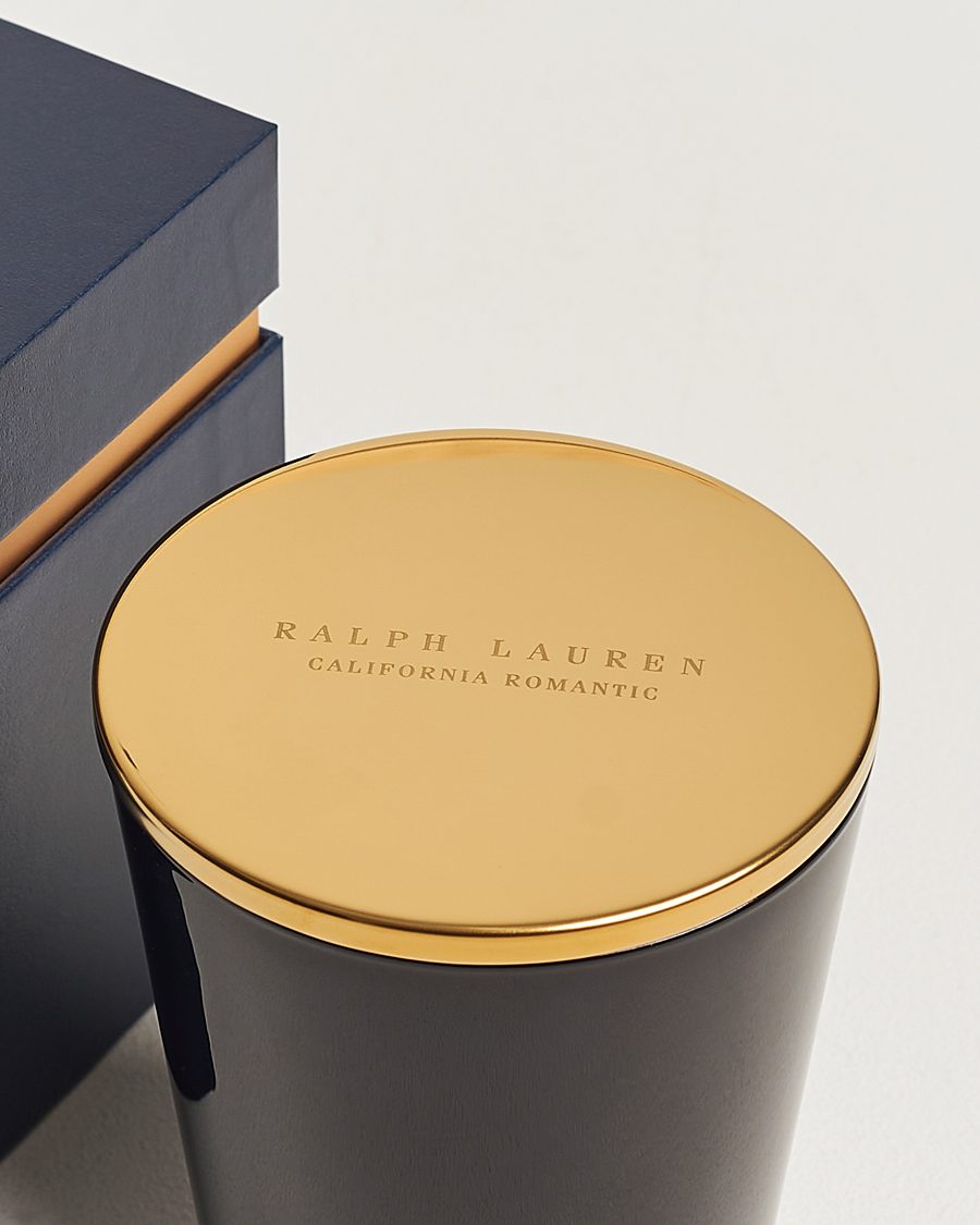 Heren | Ralph Lauren Home California Romantic Single Wick Candle Navy/Gold | Ralph Lauren Home | California Romantic Single Wick Candle Navy/Gold