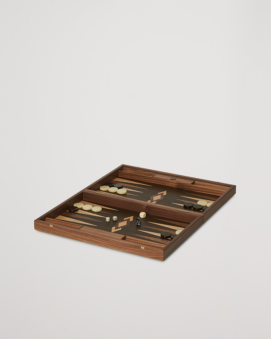 Heren | Manopoulos Walnut Natural Tree Large Backgammon | Manopoulos | Walnut Natural Tree Large Backgammon
